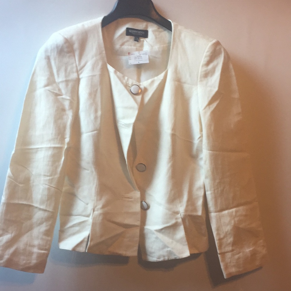John Meyer suit and skirt